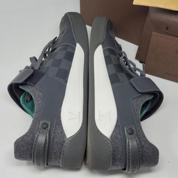 100% Authentic Louis Vuitton Graphite Elliptic Sneakers - Picture 4 of 8